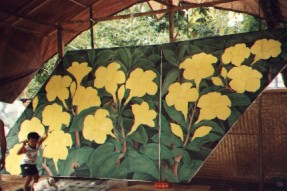 Artwork painted off-site
