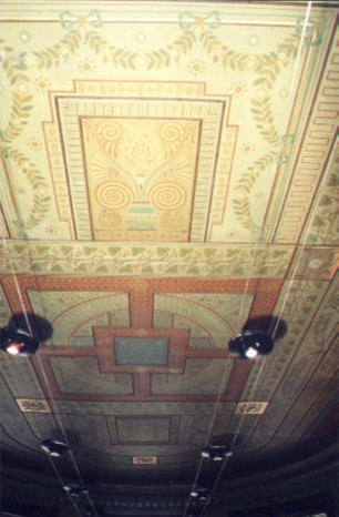 Refurbished Lodge Meeting Room with fully restored stencilled / guilded ceiling