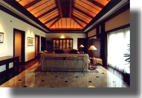 Interior view of Presidential Suite living room